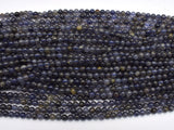 Iolite Beads, 4mm (4.6mm), Round Beads-BeadXpert