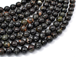 Flower Obsidian Beads, 8mm (8.3mm) Round Beads-Gems: Round & Faceted-BeadXpert