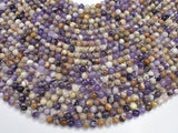 Chevron Amethyst Beads, 6mm Round-Gems: Round & Faceted-BeadXpert