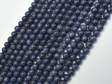 Blue Sapphire Beads, 4.5mm (4.8mm)-Gems: Round & Faceted-BeadXpert