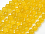 Jade Beads-Yellow, 10mm Round Beads-Gems: Round & Faceted-BeadXpert