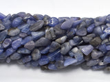 Tanzanite, 6x8mm, Nugget Beads, 15.5 Inch-BeadXpert