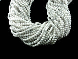 Matte White Howlite Beads, Round, 4mm (4.8mm)-BeadXpert