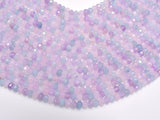Aquamarine, Lavender Amethyst (Lavender Jade), Rose Quartz, 4x6mm Faceted Rondelle,-Gems:Assorted Shape-BeadXpert