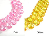 CZ beads, 6 x 9 mm Faceted Pear Briolette-Cubic Zirconia-BeadXpert