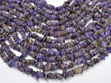 Charoite, 5mm-10mm Chips Beads, 15.5 Inch-Gems: Nugget,Chips,Drop-BeadXpert