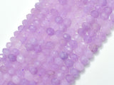 Lavender Amethyst, Lavender Jade, 4x6mm Faceted Rondelle-Gems:Assorted Shape-BeadXpert