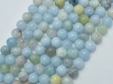 Genuine Aquamarine Beads, 8mm Round Beads-Gems: Round & Faceted-BeadXpert