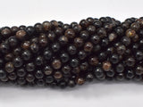 Golden Mica Beads, Biotite Mica, 6mm (6.5mm)-Gems: Round & Faceted-BeadXpert