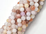 Jade - Multicolor, 8mm Round-Gems: Round & Faceted-BeadXpert