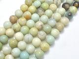 Amazonite Beads, 12mm (12.5mm) Round-BeadXpert