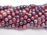Mystic Coated Fire Agate- Red, 6mm Faceted-BeadXpert