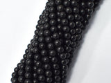 Genuine Shungite Beads, 4mm (4.4mm), Round-BeadXpert