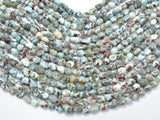 Larimar, Approx 6x8mm Nugget Beads, 16 Inch-Gems: Nugget,Chips,Drop-BeadXpert