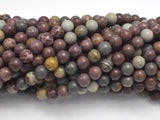 Artistic Jasper Beads, 6mm (6.3mm), Round-Gems: Round & Faceted-BeadXpert