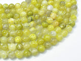 Lemon Matrix Quartz Beads, 8mm (8.4mm) Round-Gems: Round & Faceted-BeadXpert
