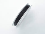 2Rolls Black Stretch Elastic Beading Cord, 0.5mm, 2 Rolls-20 Meters-Metal Findings & Charms-BeadXpert