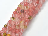 Fire Cherry Quartz Beads, Round, 8mm-BeadXpert