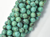 African Turquoise Beads, 8mm Round-Gems: Round & Faceted-BeadXpert