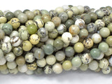 Dendritic Jasper, 6mm (6.5mm) Round Beads, 15.5 Inch-Gems: Round & Faceted-BeadXpert