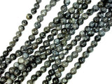 Black Labradorite Beads, Larvikite, Round, 6mm-BeadXpert