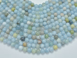 Genuine Aquamarine Beads, 8mm Round Beads-Gems: Round & Faceted-BeadXpert