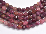 Pink Tourmaline 4mm (4.5mm) Micro Faceted Round-BeadXpert