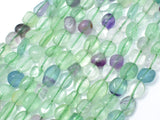 Fluorite Beads, Approx 6x8mm Nugget Beads-Gems: Nugget,Chips,Drop-BeadXpert