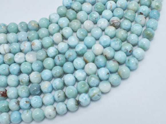 Dominican Larimar, Genuine Larimar, 7mm (7.2mm) Round-BeadXpert