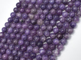 Lepidolite Beads, 6mm Round Beads-BeadXpert