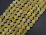 Yellow Selenite, Gypsum, 8mm (8.6mm), Round-BeadXpert