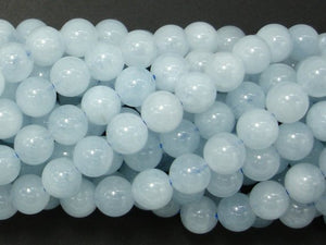 Aquamarine Beads, 7.8mm Round-Gems: Round & Faceted-BeadXpert