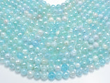 Mystic Coated Agate-Light Blue, 8mm Faceted-Gems: Round & Faceted-BeadXpert