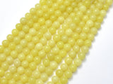 Lemon Jade, 6mm Round beads-BeadXpert