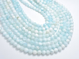 Dominican Larimar, Genuine Larimar, 8mm (8.5mm) Round Beads, 15.5 Inch-BeadXpert