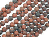 Matte Mahogany Obsidian, 8mm Round Beads-BeadXpert