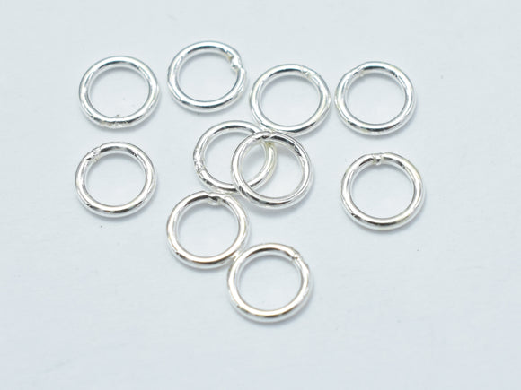 40pcs 925 Sterling Silver Close Jump Ring, 4mm-Metal Findings & Charms-BeadXpert