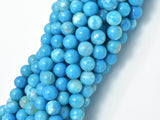 Blue Fire Agate, 8mm (8.3mm) Round-Agate: Round & Faceted-BeadXpert