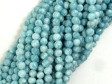 Larimar Quartz, 4mm Round Beads, 15.5 Inch-Agate: Round & Faceted-BeadXpert