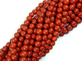 Red Jasper Beads, 6mm (6.5mm), Round Beads-Gems: Round & Faceted-BeadXpert