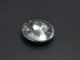 Crystal Glass 30mm Faceted Bicone Pendant, Clear, 1piece-BeadXpert