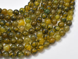 Dragon Veins Agate Beads, 8mm, Round Beads-Agate: Round & Faceted-BeadXpert