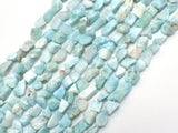 Dominican Larimar Beads, 5x7mm, Nugget Beads-BeadXpert