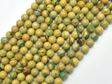 Green Muscovite 6mm Round Beads, 15 Inch-BeadXpert