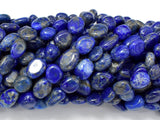 Natural Lapis Lazuli, Approx 6x8mm Nugget Beads-Gems:Assorted Shape-BeadXpert