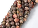 Leopard Skin Jasper, 8mm (8.5mm) Round beads-Gems: Round & Faceted-BeadXpert