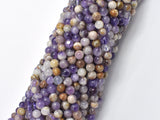 Chevron Amethyst Beads, 4mm (4.7mm) Round-Gems: Round & Faceted-BeadXpert