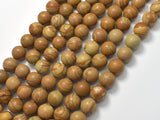 Wood Jasper Beads, Round, 10mm, 15.5 Inch-BeadXpert