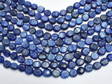 Blue Kyanite Approx. 9x11mm Irregular Oval Beads-BeadXpert