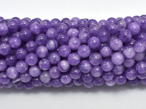 Jade Beads - Purple, 6mm Round-BeadXpert